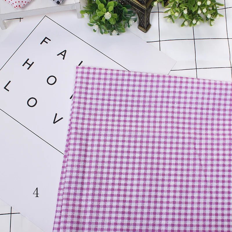 Printed Cotton Fabric Squares 25×25cm — Sewing, Quilting, Patchwork & DIY Handmade Craft Material