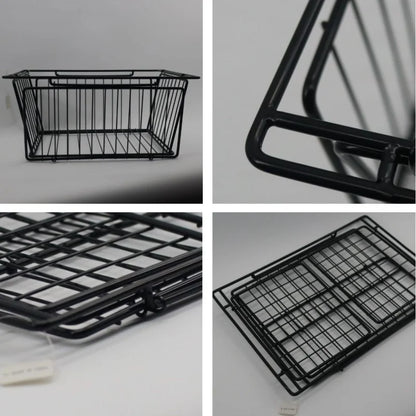 IGT Folding Stainless Steel Drain Basket – Lightweight Portable Camping Table Accessory