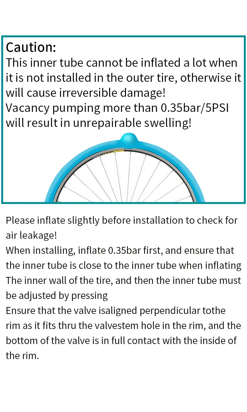 GUSTAVO Ultralight TPU Road Bike Inner Tube – 700x18-28C with 45/65/85mm Valve, 24g