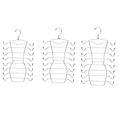 Multi-Layer Clothes Hanger – 1/2/3 Pack Folding Underwear, Bra & Trouser Storage Rack, Trace-Free Design