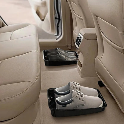 Car Shoe Storage Tray – Multifunctional Vehicle Organizer Under Seat Container Box