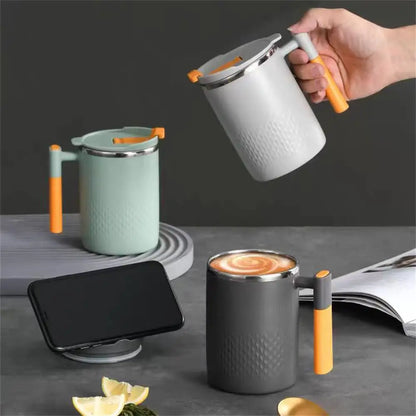 304 Stainless Steel Double-Layer Mug – Japanese Tea Cup, Coffee Cup, and Milk Cup with Tea Strainer