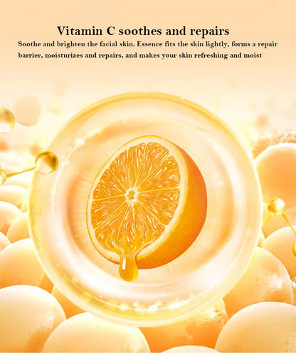 30pcs Vitamin C Sleeping Face Masks — Moisturizing, Firming & Skin Rejuvenation, No-Wash Disposable Facial Masks