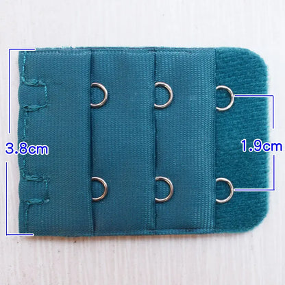 3.8cm 2-Hook Bra Extender Clip – Adjustable Back Belt Buckle for Women’s Underwear & Soft Bra Extension