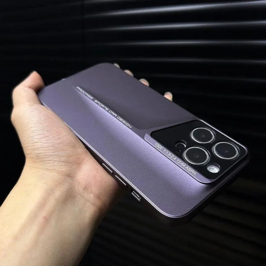 16 ProMax Plus Ultra-Thin Matte PC Phone Case – Full Lens Protective Hard Bumper Cover for iPhone 15 ProMax, 14, 16 Pro Max & 15Pro