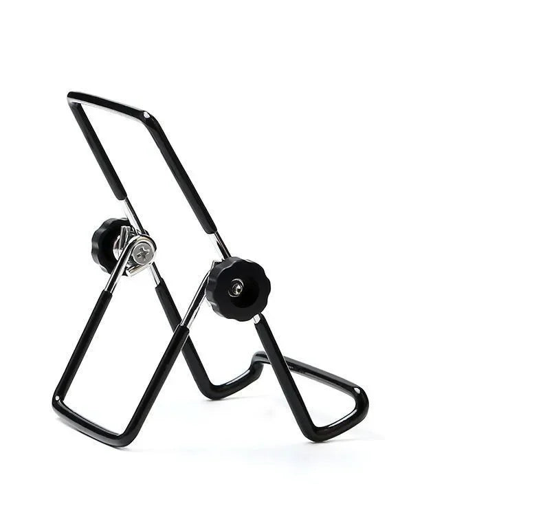 Portable Metal Tablet and Phone Stand – Foldable Desk Mount for iPad, iPhone, Samsung, Huawei | Universal Use for Work, Home, Travel