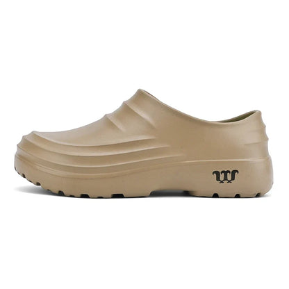 Men's Anti-Slip Chef Shoes - Waterproof Clog Sandals for Work, Garden, Beach & Casual Wear