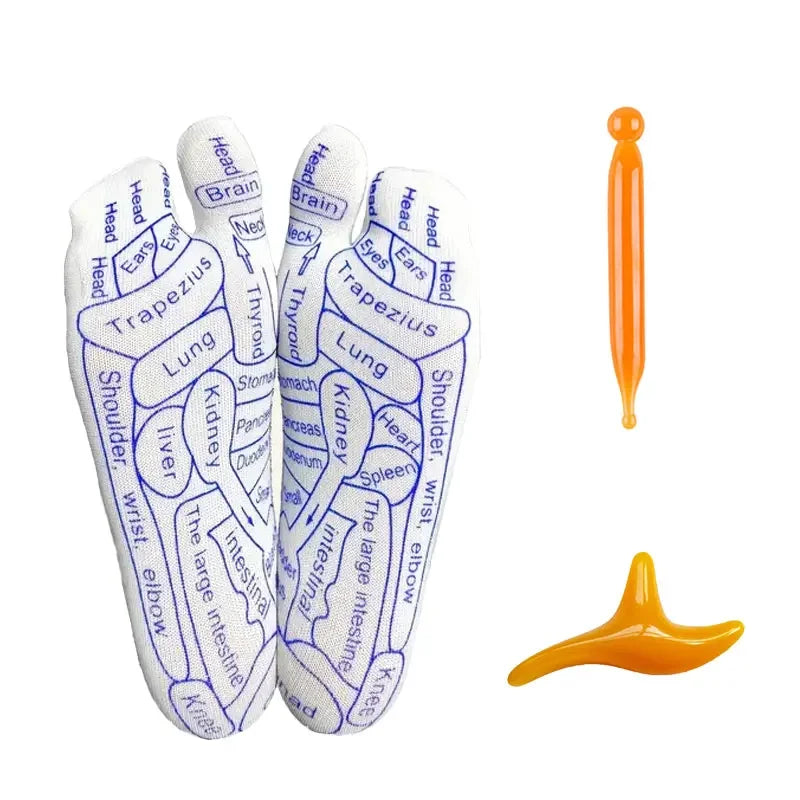 Acupressure Foot Massage Socks – Reflexology & Physiotherapy for Tired Feet Relief
