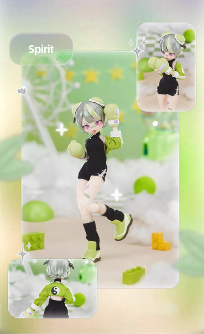 Eve Lynna Dream Park Series BJD Movable Doll – Kawaii Blind Box Anime Figurine, Trendy Surprise Toy Gift for Boys & Girls