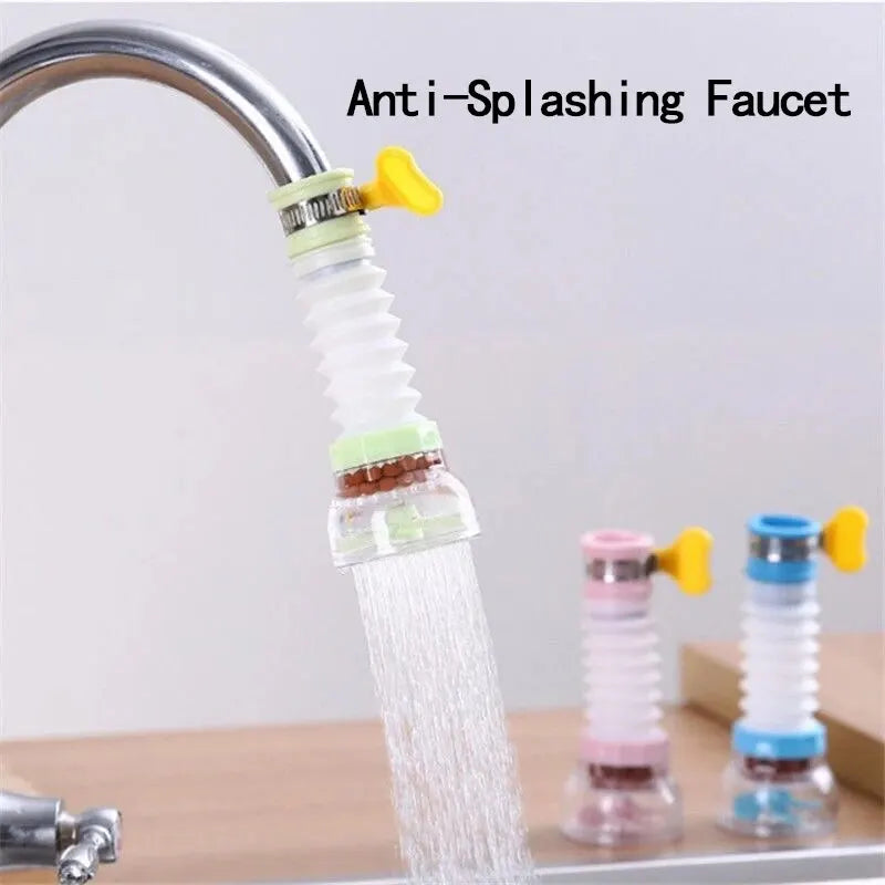 Kitchen Anti-Splash Faucet – Rotatable Extendable Universal Water Filter Tap for Home Sink & Wash Basin