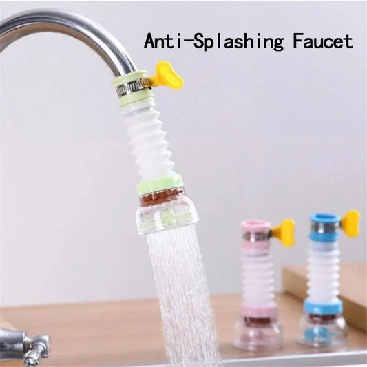 Kitchen Anti-Splash Faucet – Rotatable Extendable Universal Water Filter Tap for Home Sink & Wash Basin