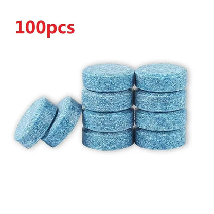 Car Windshield Washer Fluid Tablets | Concentrated Effervescent Wiper Cleaning Tablets for Windows & Kitchen