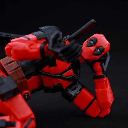 9L3D Lucky13 T13 Action Figures — 3D Printed Deadpool, Wolverine, Batman, Spider-Man & Venom Anime Model Toys, Collectible Gift
