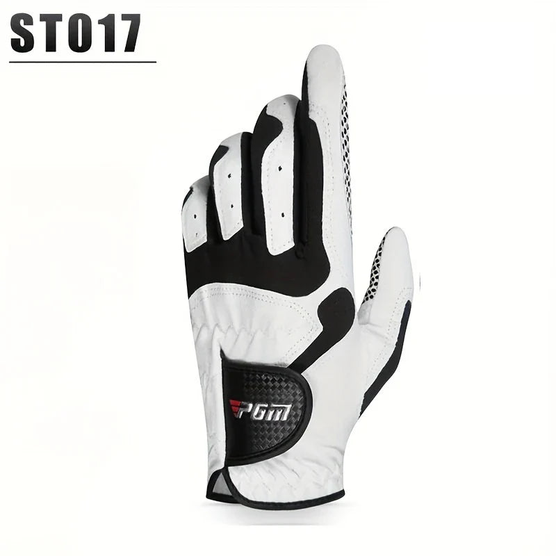 PGM Professional Golf Gloves – Breathable Microfiber, Non-Slip Grip for Club Swing & Putting Training