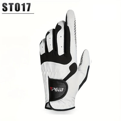 PGM Professional Golf Gloves – Breathable Microfiber, Non-Slip Grip for Club Swing & Putting Training