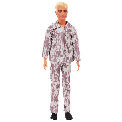 30cm Ken Doll Clothes – Pop Suit Top & Pants Outfit for Boys, Holiday Gift Doll Accessories