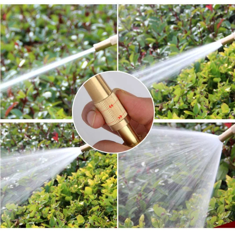 High-Pressure Spray Nozzle Water Gun – Adjustable Hose Sprinkler with Quick Connector for Garden & Outdoor Cleaning