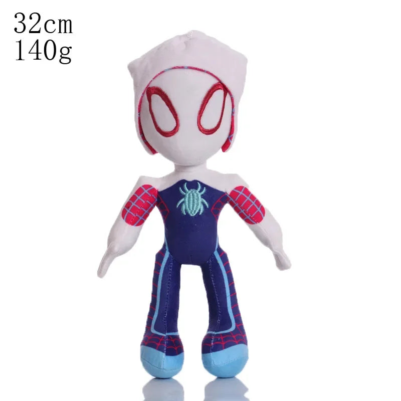 30cm Marvel Avengers Spider-Man Plush Toy - Anime Cartoon Figure, Kawaii Cute Stuffed Doll, Ideal Child's Christmas Gift