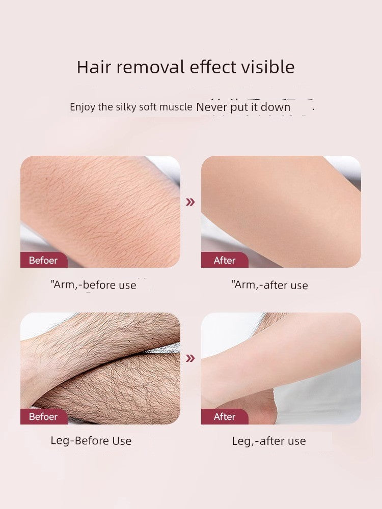 Mayllie Hair Removal Wax Paper & Depilatory Cream for Legs, Face & Body – Gentle, Temporary Hair Removal for Women