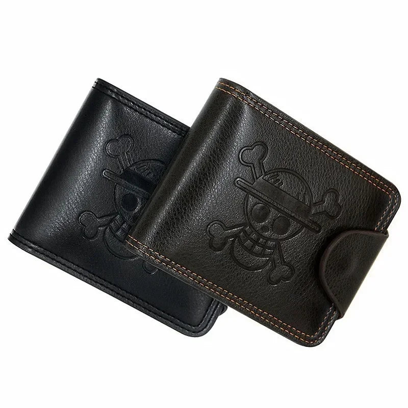 Men's Short Bifold Wallet – Slim Faux Leather Business Card Holder, Billfold Purse Clutch for ID & Credit Cards