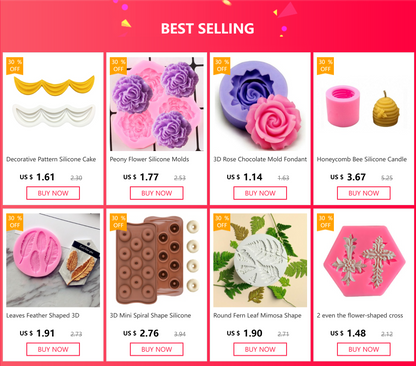 12-Cavity 3D Banana Silicone Mold – Baking Mousse Cake, Chocolate, Ice Cream & Dessert Pastry Mould