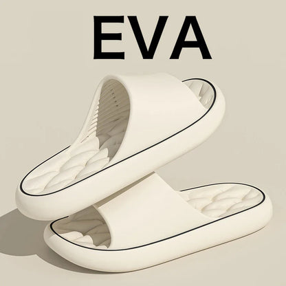 Super Light EVA Slippers – Soft Fashion Slide Sandals, Elastic Anti-Slip Indoor Bathroom Flip Flops & Casual Sneakers