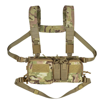 Tactical Vest CS Match – Wargame Military Nylon Chest Rig Vest for Airsoft, Hunting & Outdoor Camping Gear Accessories