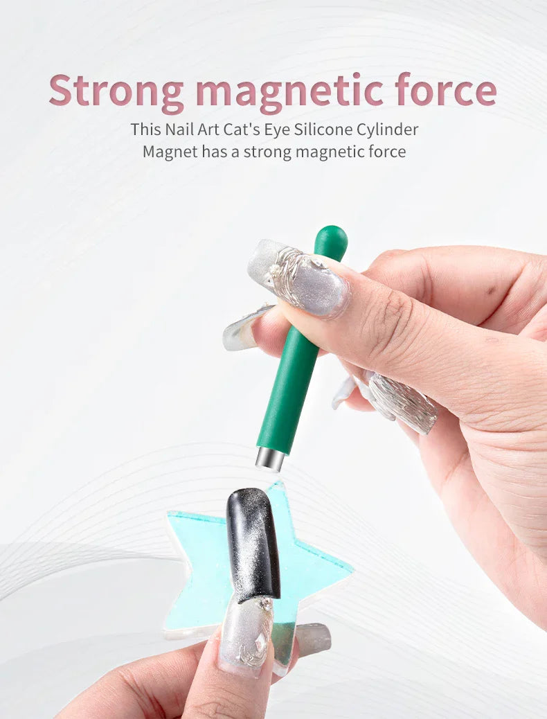 Cat Eye Nail Magnet Stick Set – Multi-Function Magnetic Tools for Cat Eye Gel Polish Nail Art