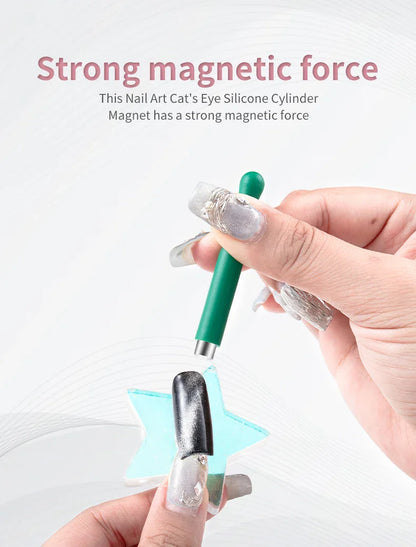 Cat Eye Nail Magnet Stick Set – Multi-Function Magnetic Tools for Cat Eye Gel Polish Nail Art