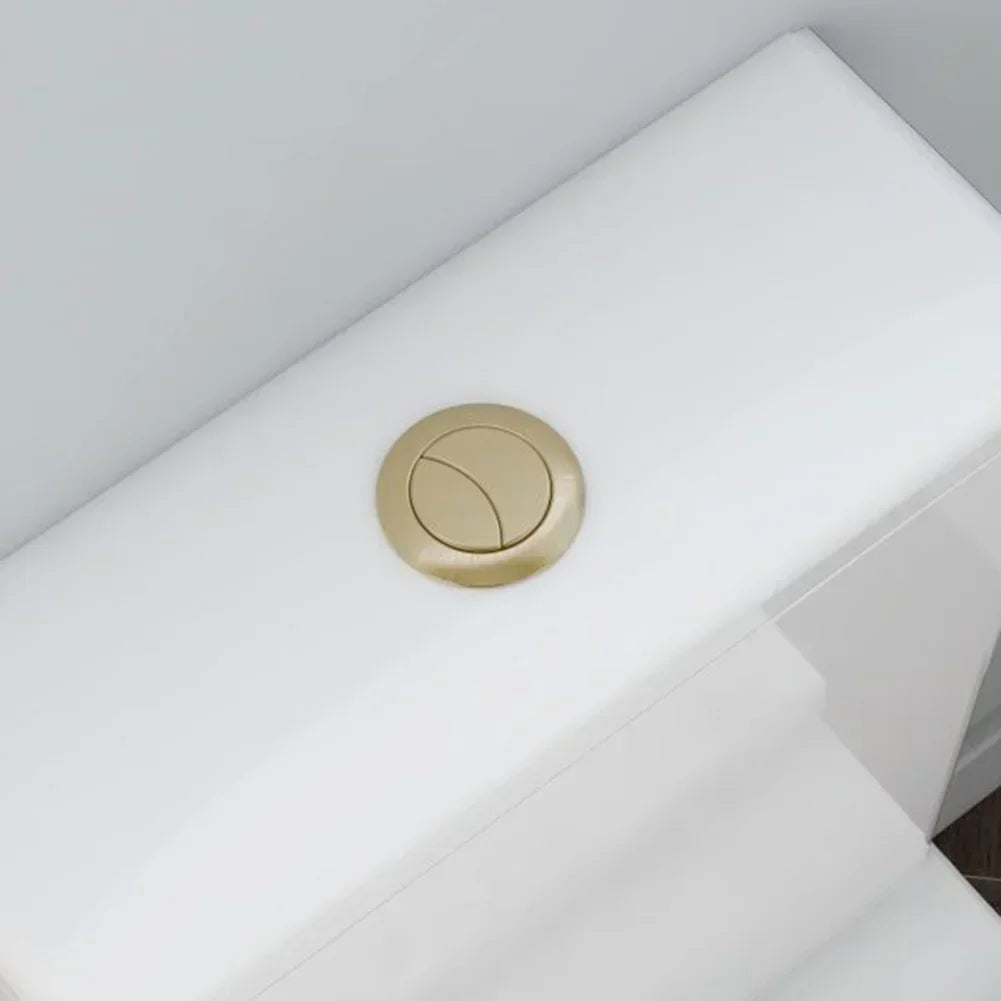 38mm Brushed Brass Toilet Flush Cistern Button – High-Quality DIY & Professional Use