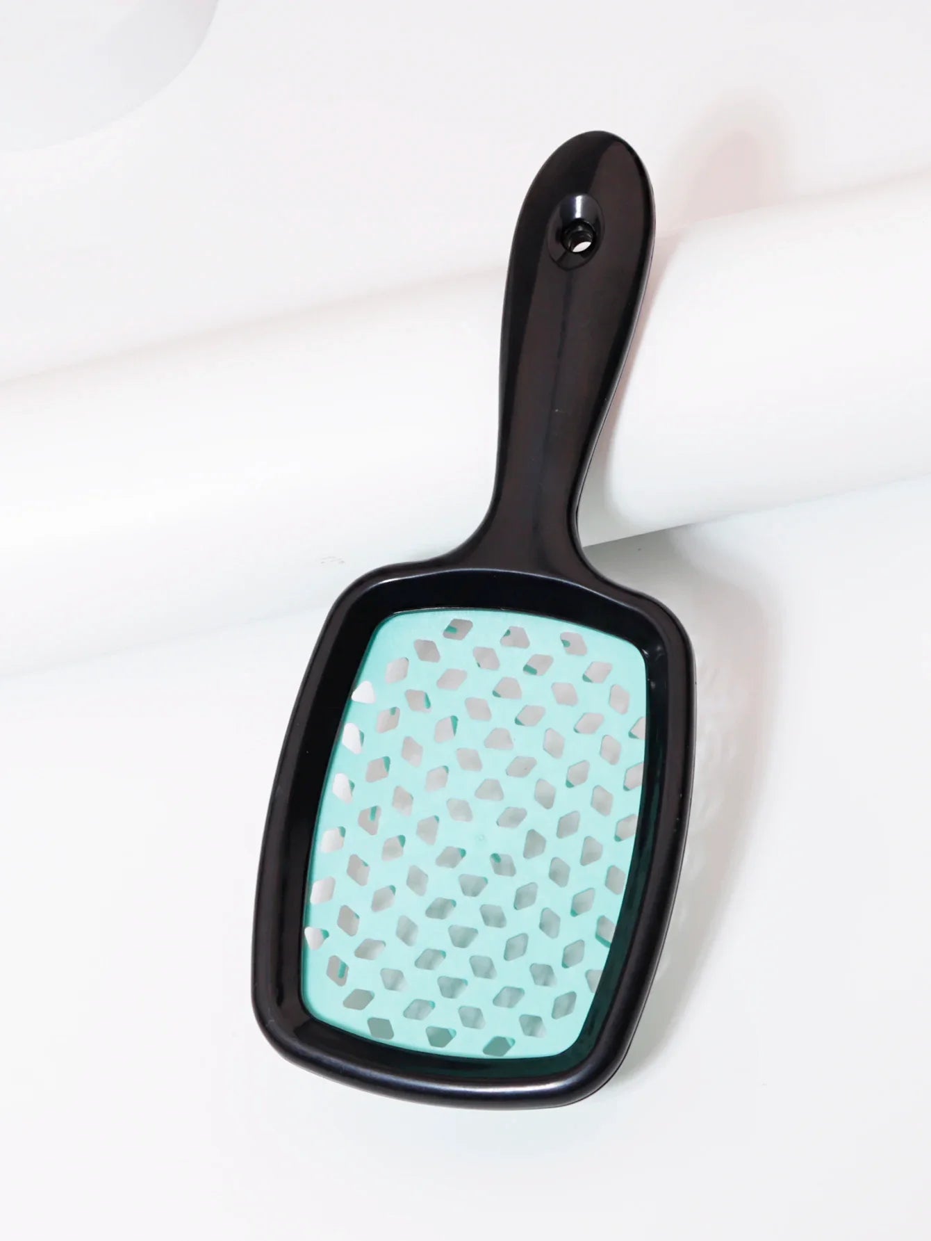 Tangled Hair Combing Massage Brush — Hollow Curly Hair Salon Brush for Real Hair & Wigs
