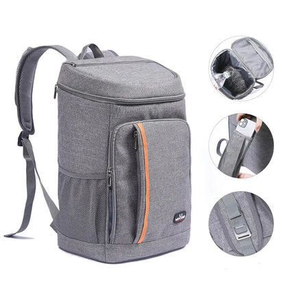 Multifunctional Shoulder Insulation Bag — Outdoor Picnic Cooler Backpack, Leak-Proof Ice Bag for Travel & Fresh-Keeping