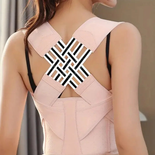 Magnetic Therapy Back Posture Corrector — Adjustable Shoulder Support for Sitting Posture | Breathable & Body Shaping Brace