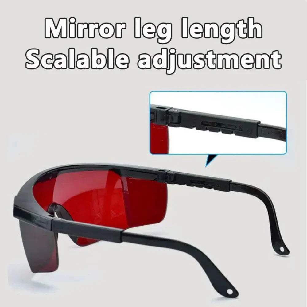 Laser Safety Glasses – Adjustable Eye Protection Goggles for Laser Levels, Vertical & Horizontal Lasers