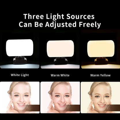 Video Conference 6500K Portable LED Light Cube – Laptop Webcam Light for Zoom Calls, Live Streaming & Video Lighting
