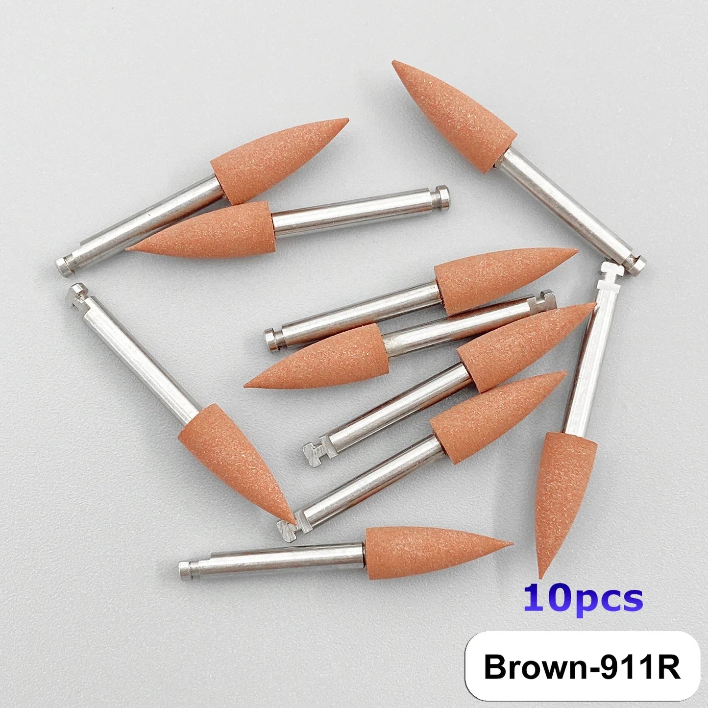 WELLCK Dental Silicone Grinding Heads – 12/10pcs Teeth Polisher for Low-Speed Dental Tools & Lab Use