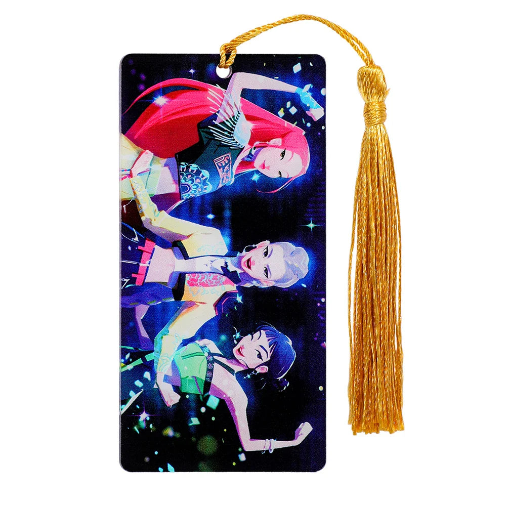 Kpop Demon Hunters Huntrix Cartoon Bookmarks – Cute Anime Stationery for Fans & Book Lovers