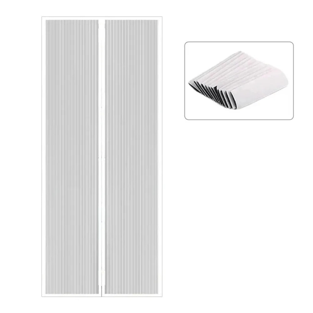 Magnetic Door Curtain Mosquito Net — Anti-Insect Fly Screen for Windows, Punch-Free Invisible Mesh