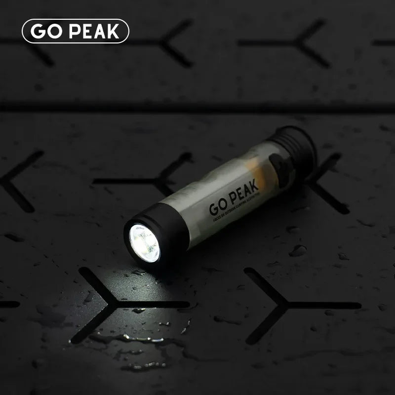GOPEAK Mini Pocket Flashlight – Outdoor Key Clip LED Cap Light, Long-Lasting Emergency & Disaster Relief 5050 Small Torch