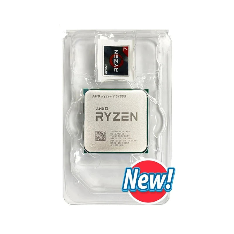 AMD Ryzen 7 5700X – 3.4GHz 8-Core 16-Thread CPU Processor, 7nm, L3=32MB, Socket AM4 Gaming CPU