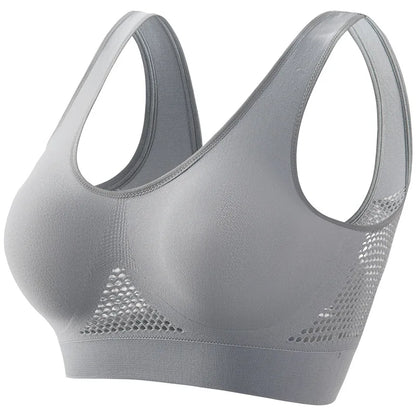 Seamless Push-Up Bra for Women – Wireless Breathable Comfort Bralette & Crop Top Sports Lingerie, S–5XL Plus Size Support