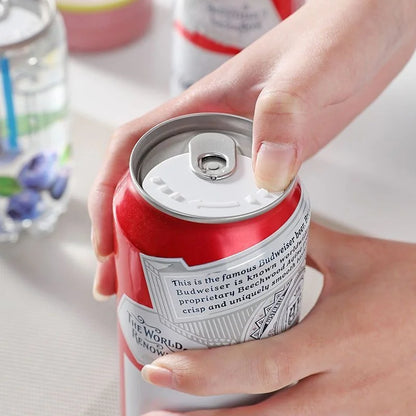 5Pcs Can Lid Sealer – Plastic Beverage Can Protector for Soda, Beer & Drink Bottles