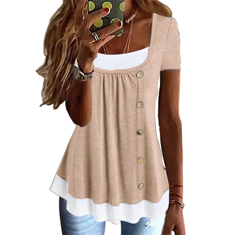 Summer Vintage Streetwear T-Shirt – Elegant Y2K Harajuku Top for Women Casual Fashion