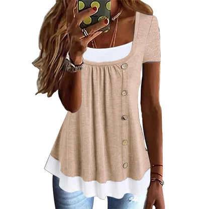 Summer Vintage Streetwear T-Shirt – Elegant Y2K Harajuku Top for Women Casual Fashion