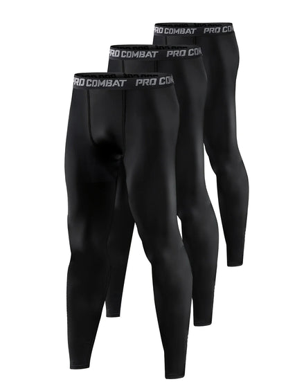 Men’s High-Performance Compression Leggings — Fitness & Workout Tights for Running and Training