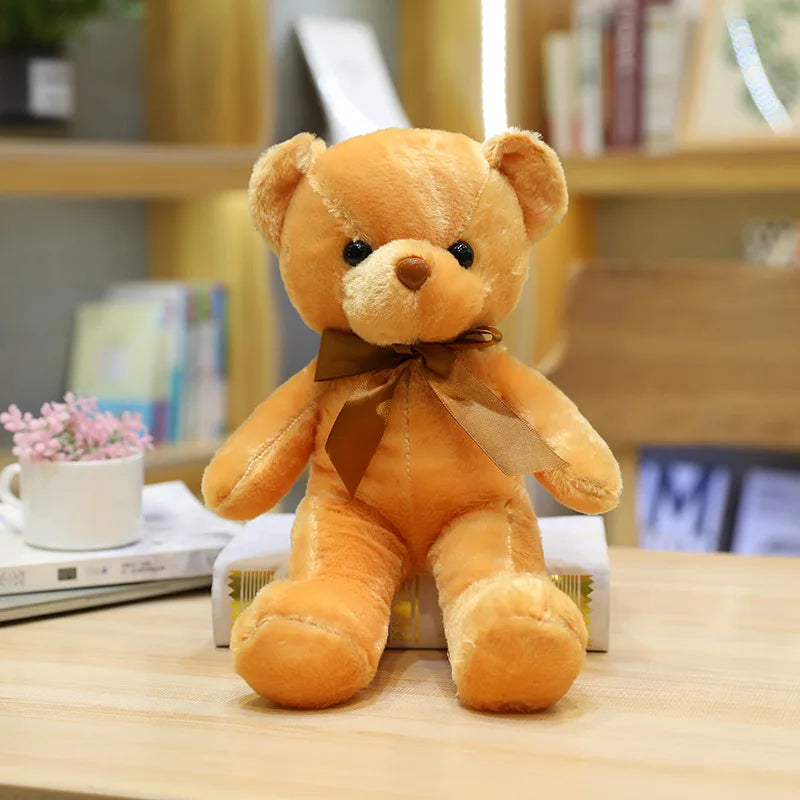 Cute Teddy Bear Plush Toy — Soft Stuffed Animal, Kawaii Cat & Baby Sleeping Plush for Kids, Girls, Home Decor & Gift