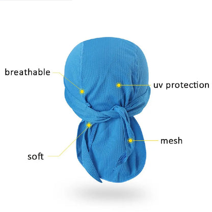 Bicycle Cycling Headband — Sweat-Wicking, Quick-Dry Sun-Protective Headscarf Bandana for Outdoor Sports