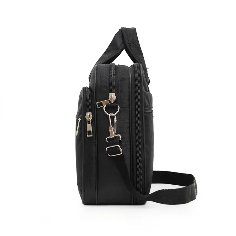 High-Capacity Briefcase Business Bag - Document Storage, Weekend Travel Laptop Protection & Organizer Handbag Accessories