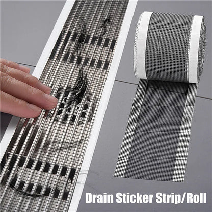 Self-Adhesive Floor Drain Stickers: Bathroom Shower Hair Catcher & Kitchen Sink Strainer - Sewer Outfall Stopper Cleaning Toy
