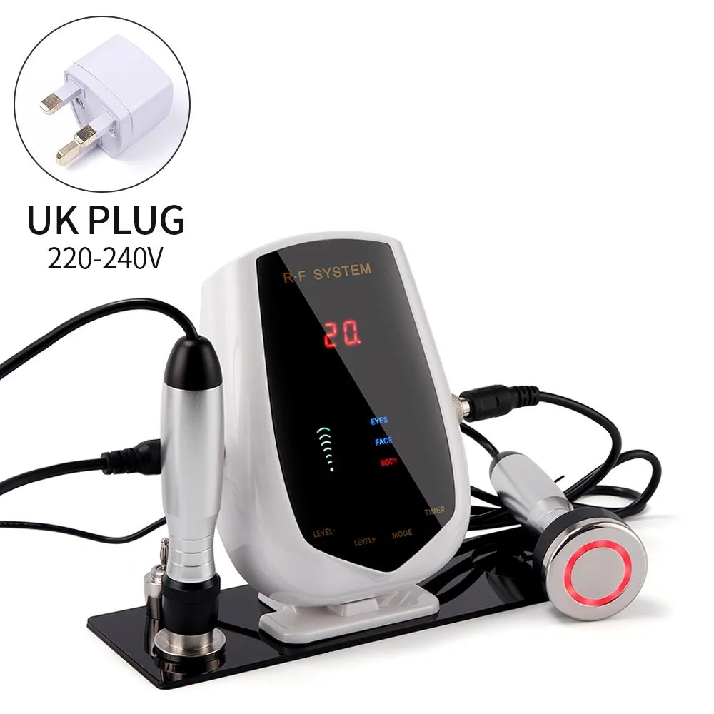 5MHz Radio Frequency RF Lifting Machine – Tripolar RF Facial and Body Device for Skin Tightening, Eye Care, and Neck Wrinkle Removal